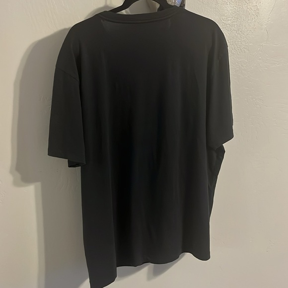 Black AllSaints Refract Cotton Logo Graphic Tee - Picture 5 of 8